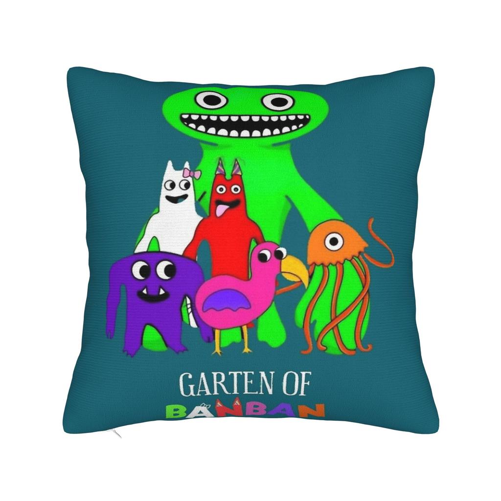Home Decor Garten of Banban Horror Game Pillowcase Accessories  Pillow Covers Zipper Multi Size