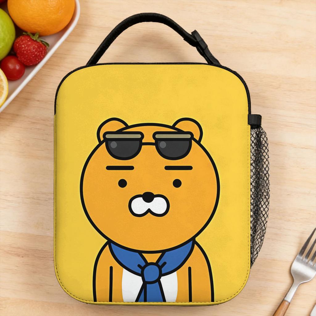K-Kakaos F-Friends Lunch Bag Fun Outdoor Picnic Lunch Box Print Convenient Thermal Tote Handbags