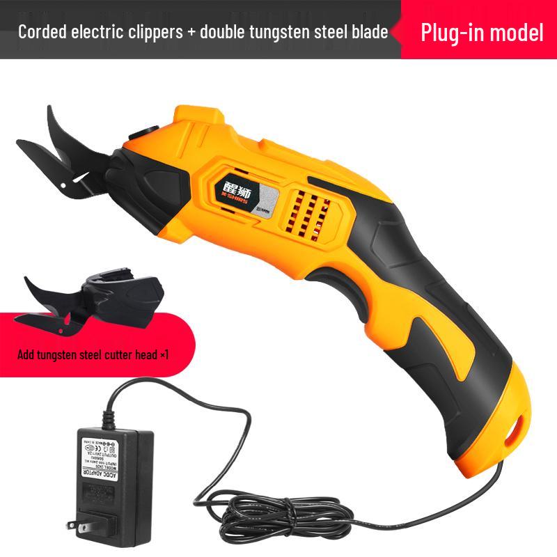 Lion Electric Handheld Fabric Cutting Scissors - Small Electric Shears for Clothing