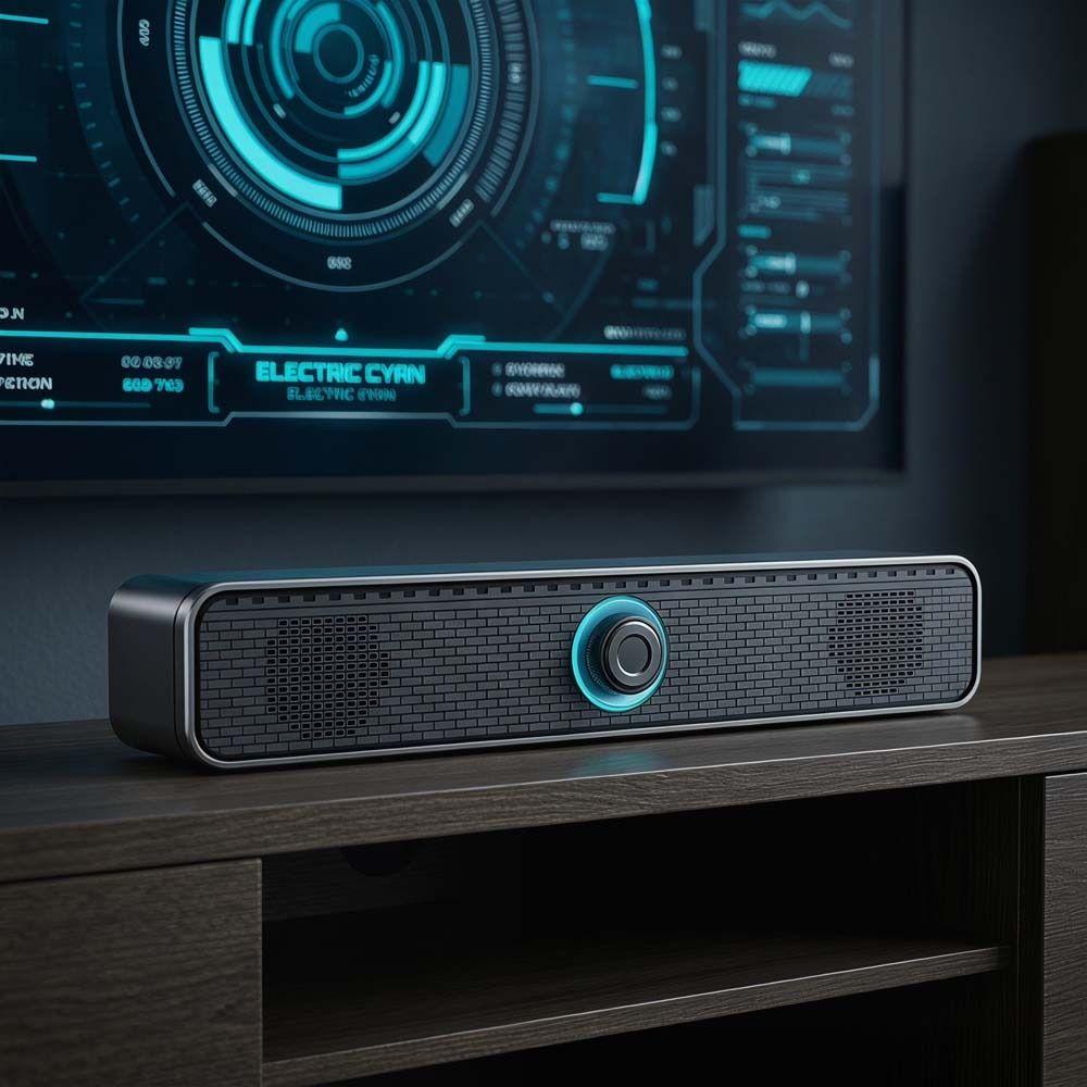 USB Powered Soundbar Speaker Surround Audio Wired Soundbar Audio System PC Soundbar  For PC