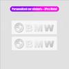 CTCE1 10/5/2Pcs Metal Car Audio Decoration Sticker Auto Badge Decal  For BMW 1 3 5 7 Series M F01 F20 F10 F13 E46 E52 E53 E60 E93 G20