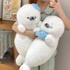 70CM Cute Fat Round Cartoon Seal Plush Toy Kawaii Soft Stuffed Marine Animal Aquarium Sea Lion Sleeping Pillow for Kids Gifts