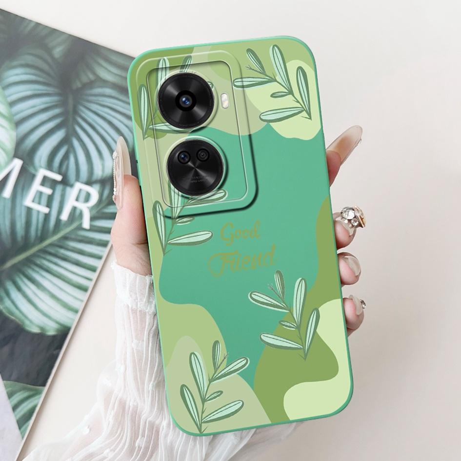 Nova 12 SE Hülle Für Huawei Nova 12 SE Cover 2024 Mode Bemalt Flüssigsilikon Anti-Fall Schutz Stoßfänger Für Nova 12SE Funda