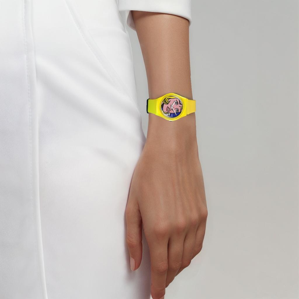 Swatch Women's 34mm Blue Watch SO28Z117 SO28Z117