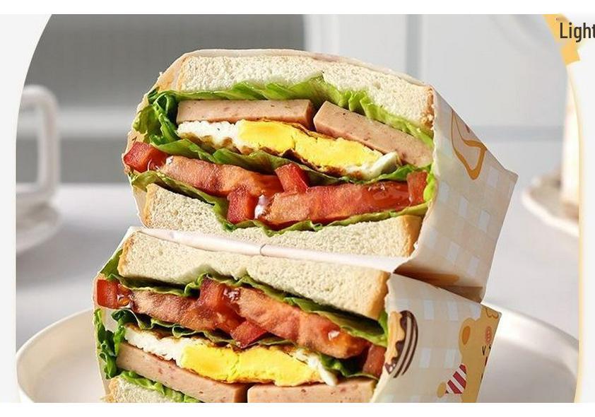 Premium 28x38 Food-Grade Wax Paper for Sandwiches & Rice Balls - Microwave Safe, Cute Design