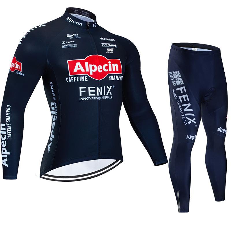 Traje de Ciclismo Transpirable Otoño 2026, Ropa de Ciclismo de Carretera Tour De France, Polar de Invierno Secado Rápido Protector Solar, Ropa de Ciclismo para Hombre