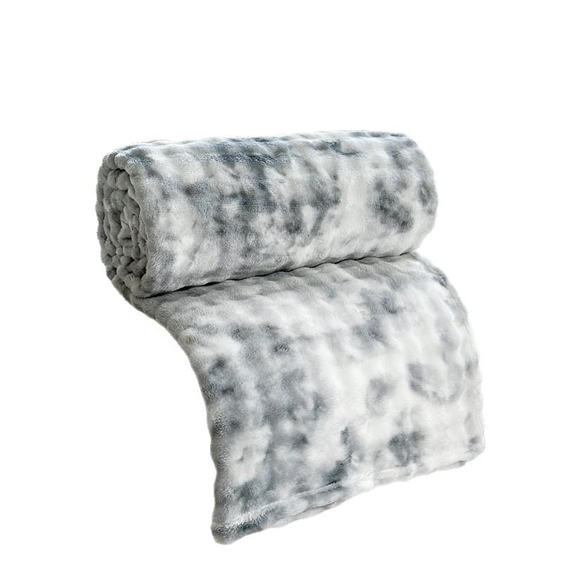 Luxurious Faux Rabbit Fur Bed Blanket - Soft, Thick, and Warm Throw All Seasons, Versatile for Sofa, Shawl, Travel, and Gifts