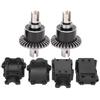 4pcs Plastic Gear Box2pcs Metal Differential Set for WLtoys 144001 1 14 Remote Control Car