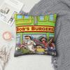 Y2K Home Bobs Funny B-Burgersdecoration Pillowcases Merch Pillow Cover Square Multi-Size