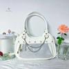 Y2k Fashion Women Shoulder Bag Cute Sweet Ita Bag Lolita Girls Transparent Pocket DIY Display Handbag Fashion Underarm Bag Purse