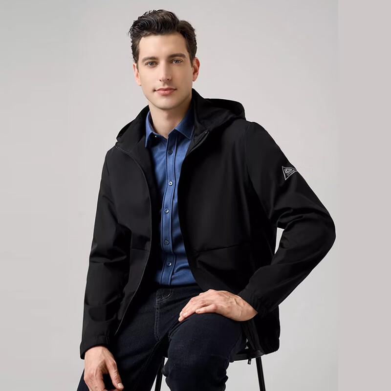 Men's Detachable Hood Workwear Jacket FXYG8872
