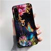 Cute Case For Sony Xperia 1 IV V II III Capa Coque Printing Shell Protective Cover Soft Silicone Cartoon Black Casing Fundas