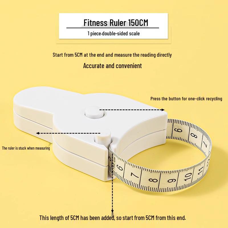 

3D Automatic Retractable Waist & Volume Measuring Tape