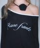 ROSEFRANTZ Sheer Lettering Long Sleeve [Black]