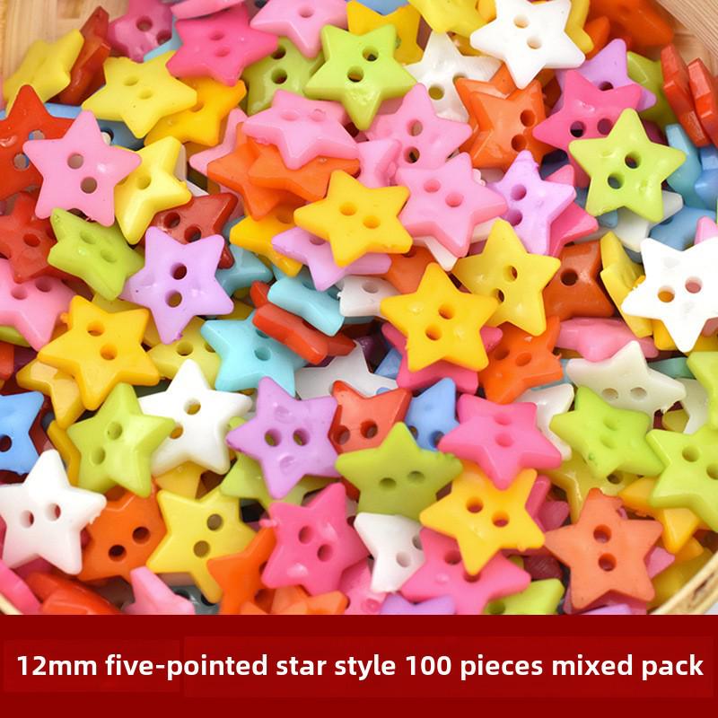 Children's DIY Colorful Button Painting Kit - Creative Love Bear Design for Kindergartens