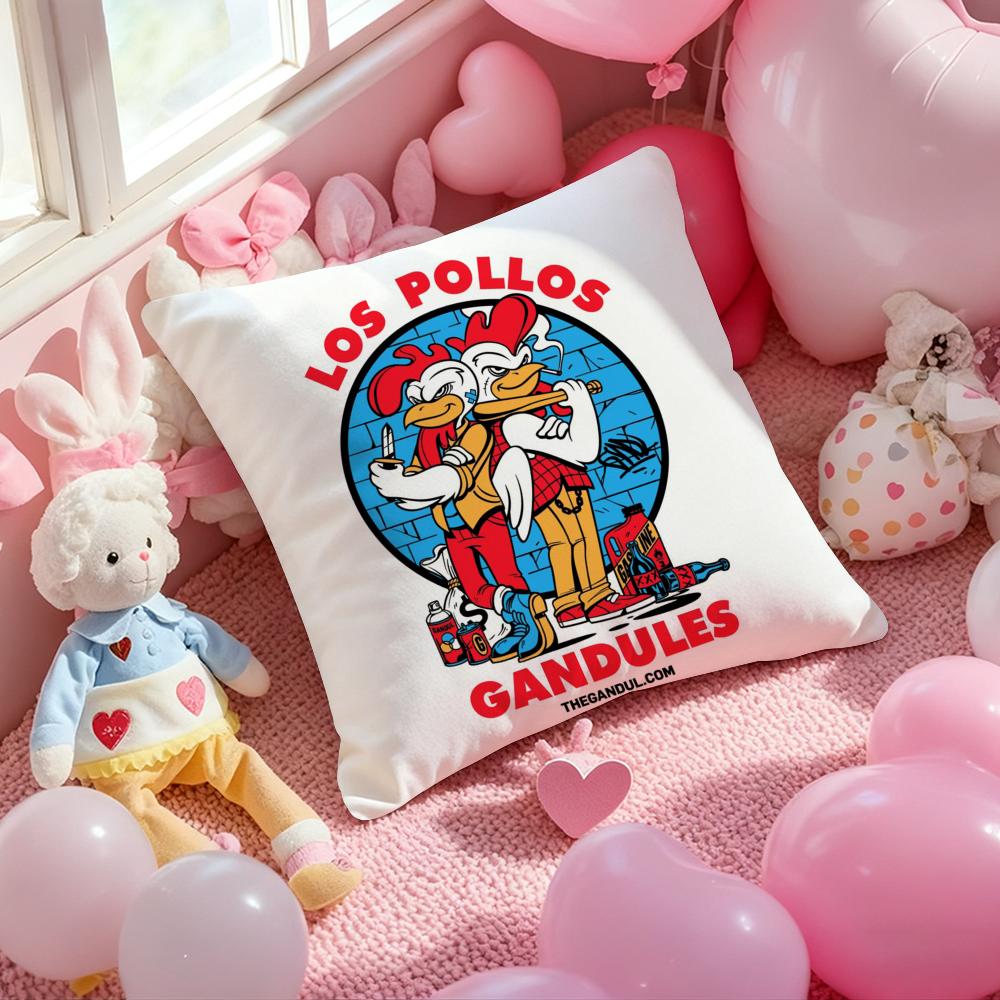L-Los Pollos H-Hermanos Kissenbezug Musterbedruckte Kissenhülle für Wohnzimmer-Sofakissenbezug & Schlafzimmerdekoration