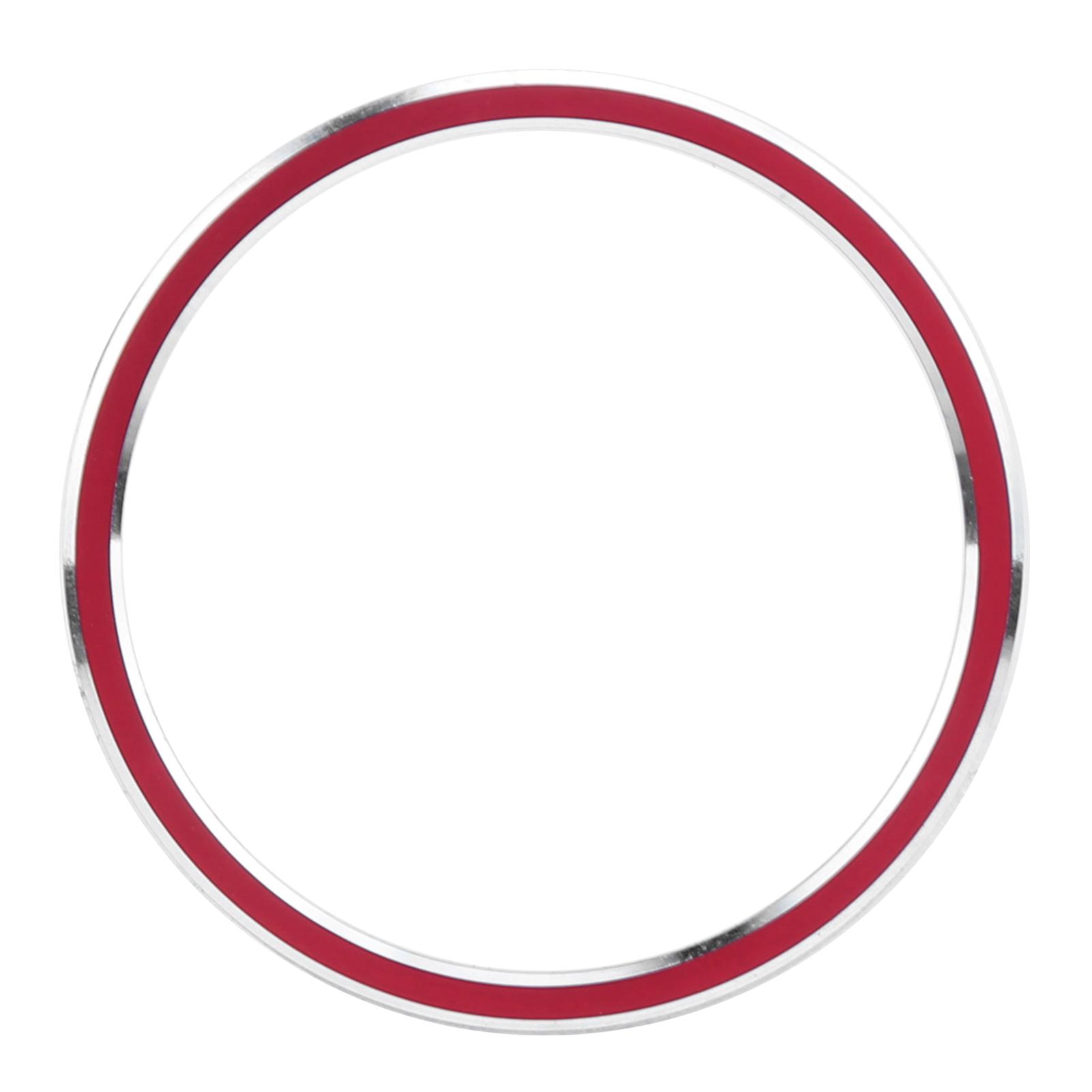 

Ignition Inner Trim Car Decoration Replacement for A B C E Class CLA GLC GLE(Red )