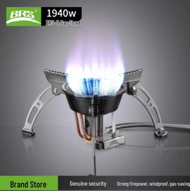 Brother Jiedeng BRS-11 Cyclone Camping Stove: Gas-Saving, Windproof, Portable, Detachable. /