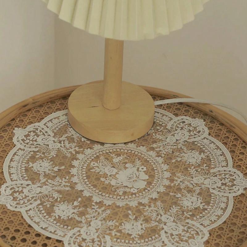 1pc Vintage Crochet Lace Tablecloth Floral Pattern - Perfect As Heat Resistant Air Fryer Dust Cover, and Home Decor Lace Tablecloth Bohemian Placemat