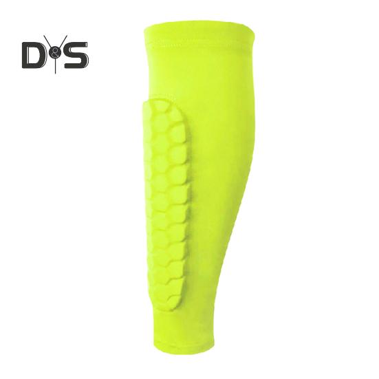 Soccer Shin Guard Sleeves Calf Compression Sleeve with Honeycomb Pads Leg Protection Shin Pad for Kids And Adults Soccer Football Sports