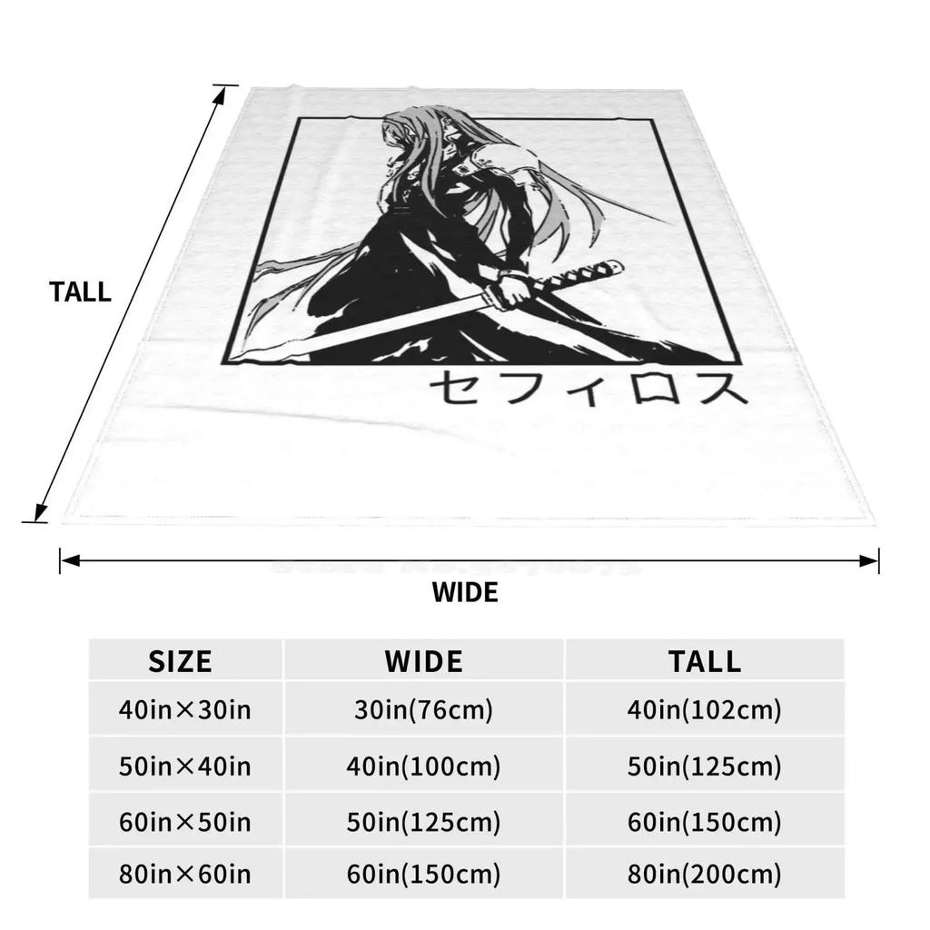 Sephiroth Ffvii Neu Verkauf Custom Print Flanell Weiche Decke Sephiroth Ff7 Final Fantasy Vii Final Fantasy 7 Ffvii Cloud