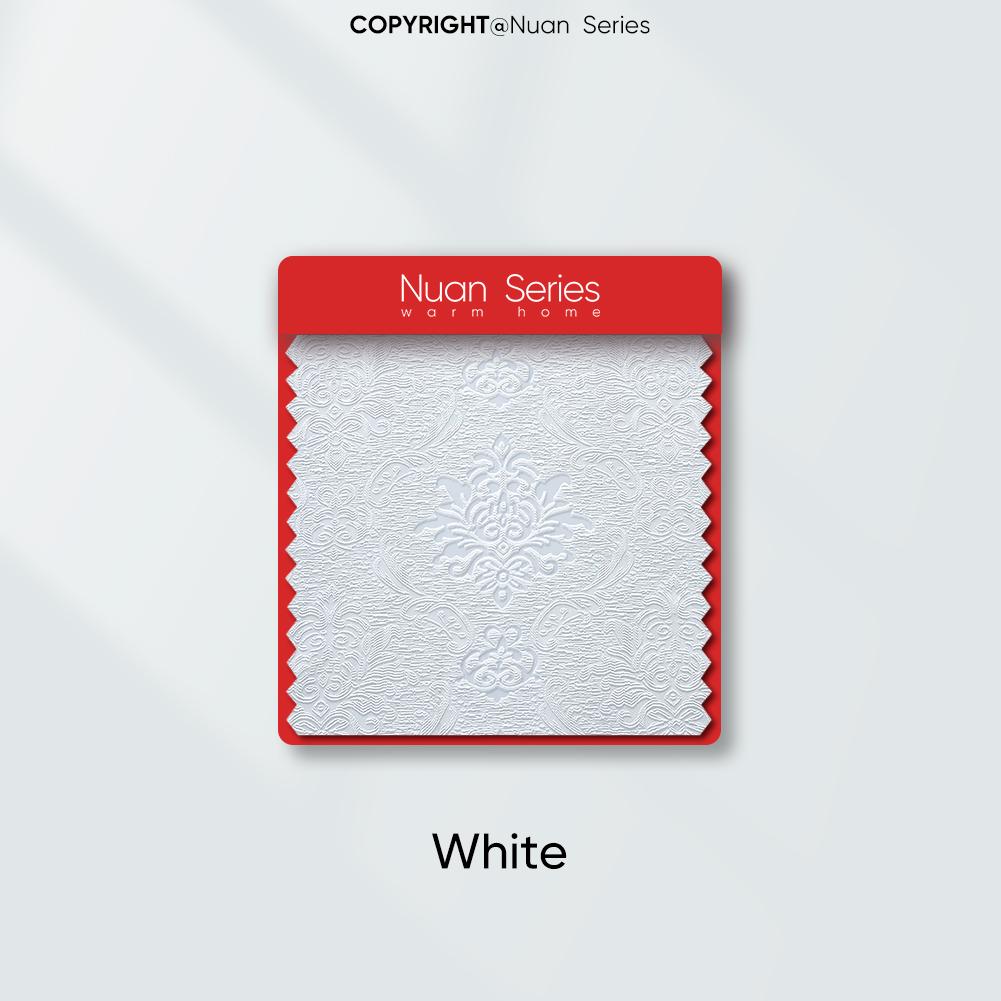 1PC Nuan Series 10% Blackout Fashionable Classic Tulle Versatile Jacquard Sheer Curtain for Kitchen Living Room Bedroom Balcony Window Home Decor