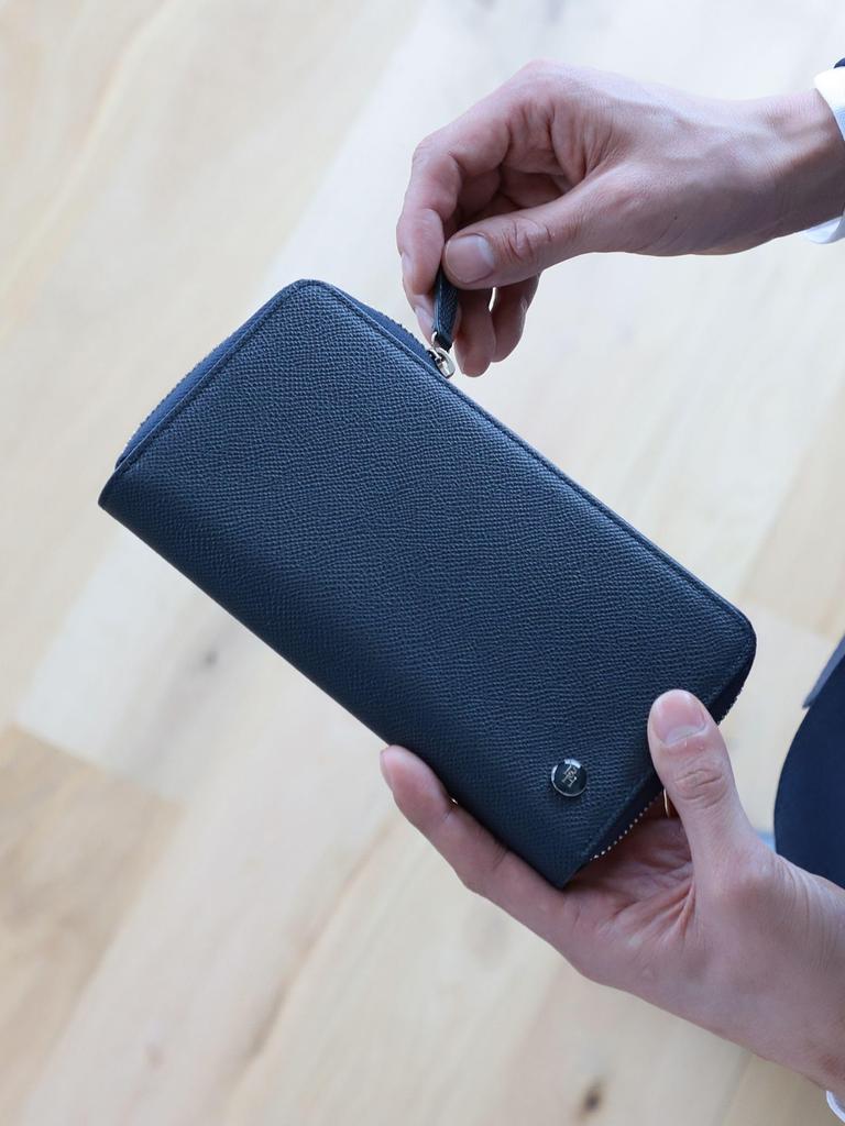 Beams Heart Men's Long Wallet in Black -