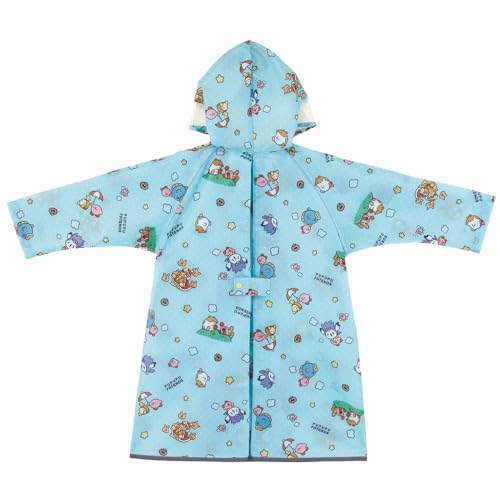 Skater Rain Poncho for Children, Ryuk, Fits School Backpacks, Kirby and Friends, Suitable for Children 110-125cm Tall (RACO1M-A)