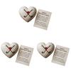 Golf Pocket Hug with Card Heart-Shaped Softball Golf Ball Pocket Hug Token Encouragement Keepsake Gift for Softball Lovers Golfers Sports Enthusiasts