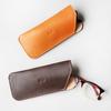 Porco Rosso Eyeglass Tochigi Made In Japan Case, Slim, Lightweight, Thin, Leather, Leather, (Chocolate) [sokunou]