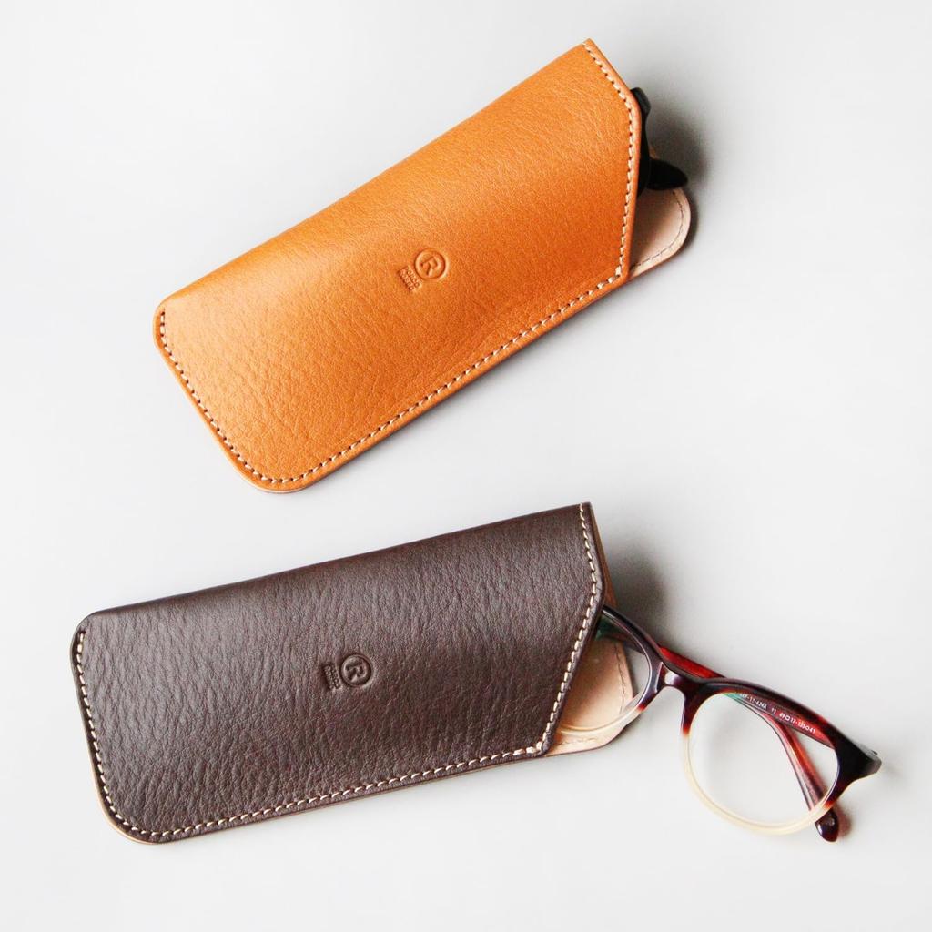 Porco Rosso Eyeglass Tochigi Made In Japan Case, Slim, Lightweight, Thin, Leather, Leather, (Chocolate) [sokunou]