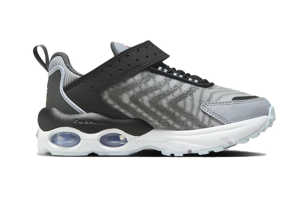 Nike Air Max TW Mesh Comfortable Abrasion Resistant Breathable Kids Lifestyle Shoes Gray Black DQ0297-006