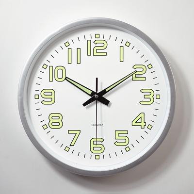 12 Inches 30CM Luminous Wall Clock Quartz Clock Bedroom Living Room Wall Clock Simple Clock Customized