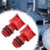 2Pcs/set Air Compressor Oil Plugs Male Thread Dia Oil Breather Caps Air Compressor Oil Plugs Piston Plastic Pneumatic Tool