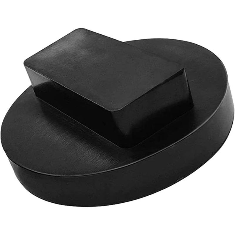 Black Rubber Top Pad Soft Pad Lifting Adapter Anti-slip Rubber Pad Essential Safety Support Pad for Car Repair and Maintenance