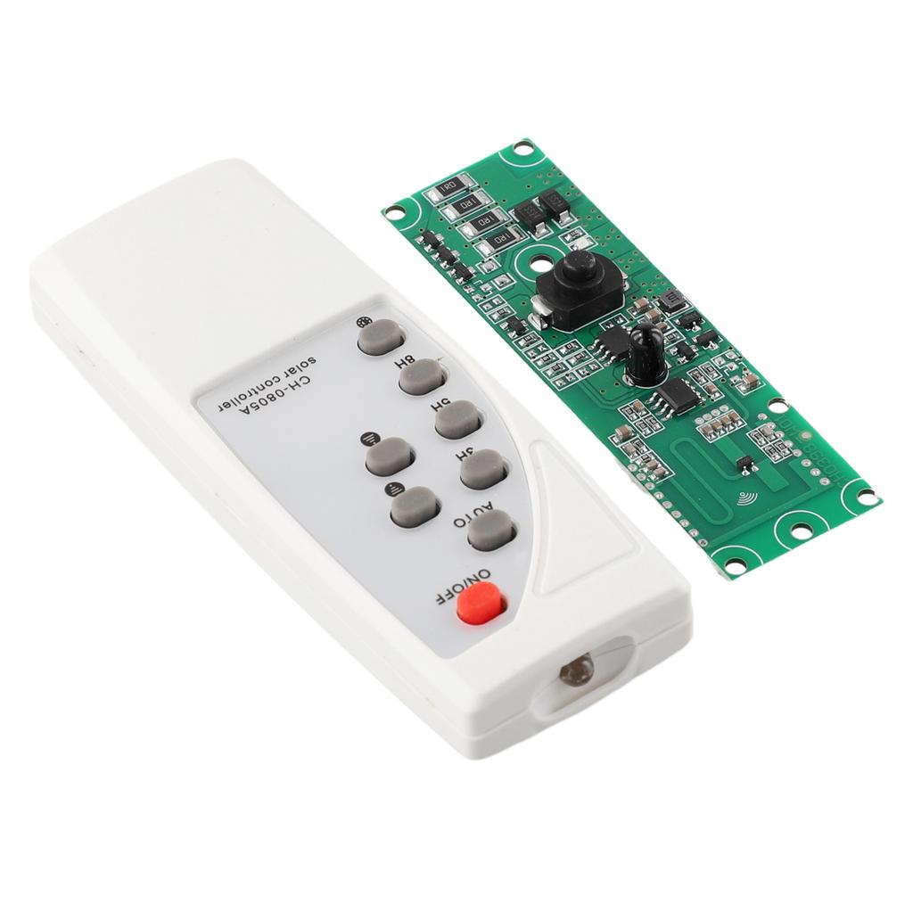 Solar Control Circuit Panel Remote Control Circuit Board Panel 10w LED 15s Sensing Time 3.2V 3.7V 5-10m Sensing Distence