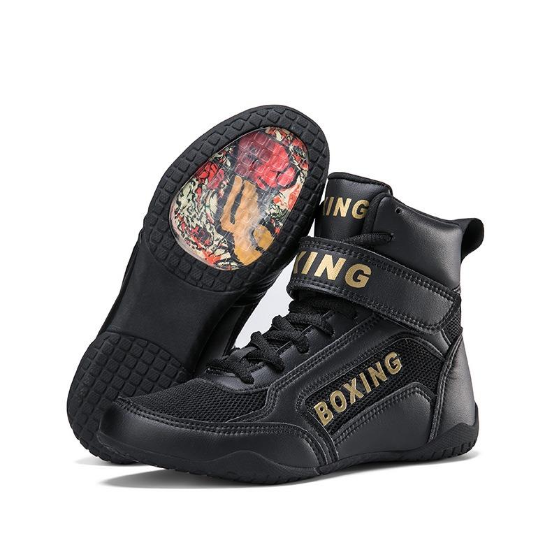 New men's and women's medium help breathable non-slip boxing shoes Sanda training lightweight wrestling shoes