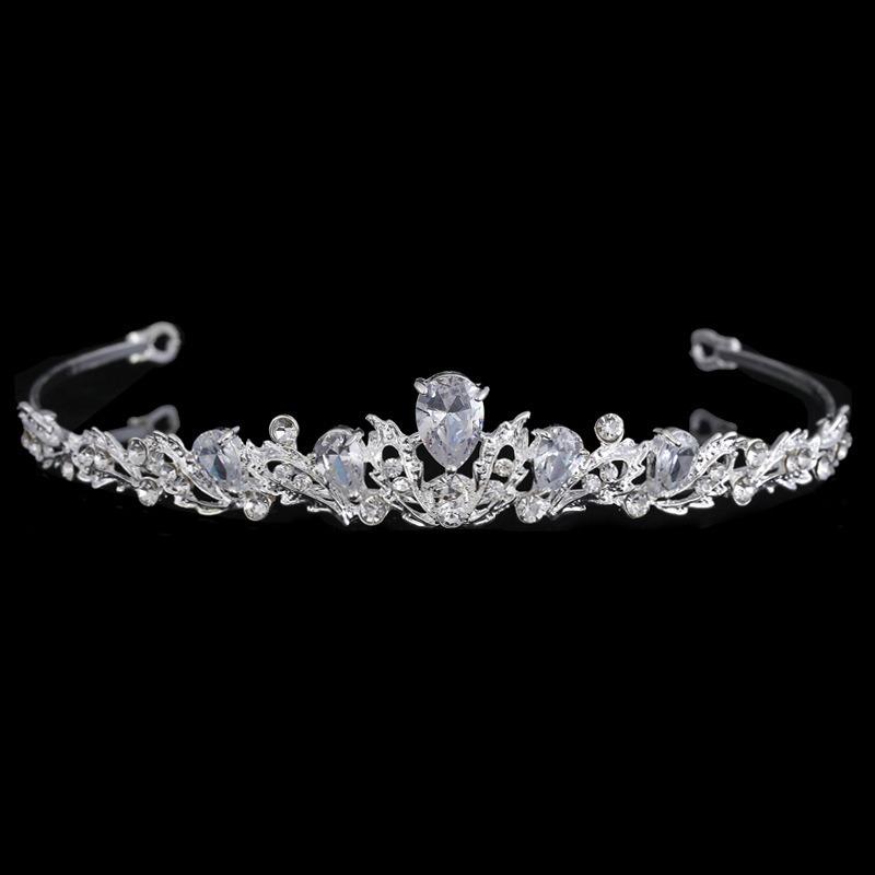 Zircon Bride Crown Queen Dress Crown Wedding Dress Headgear Birthday Party Headband Accessories Wedding Accessories
