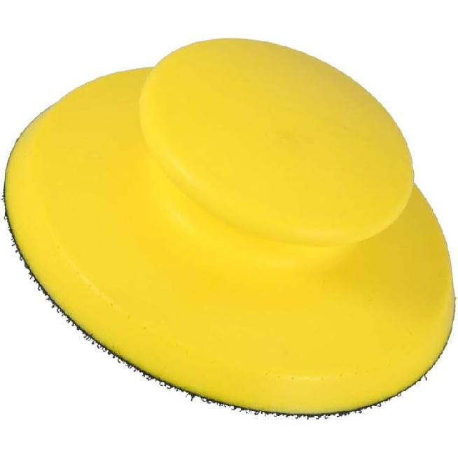 Round Hand Sanding Blocks 2/3/4/5inch Hook & Loop Foam Hand Sanding Pad Block Dust (3 Inch)