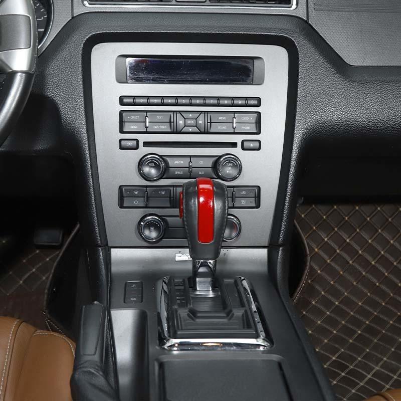 Auto Innenraum Auto Schaltknauf Dekor Abdeckung Aufkleber Für Ford Mustang 2010-2014 ABS Innenraumzubehör