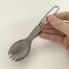 Folding Fork Spork Spoon Flatware, Easy to Clean Spork Fork Outdoor Camping Cutlery Suitable for Home, Offices, School