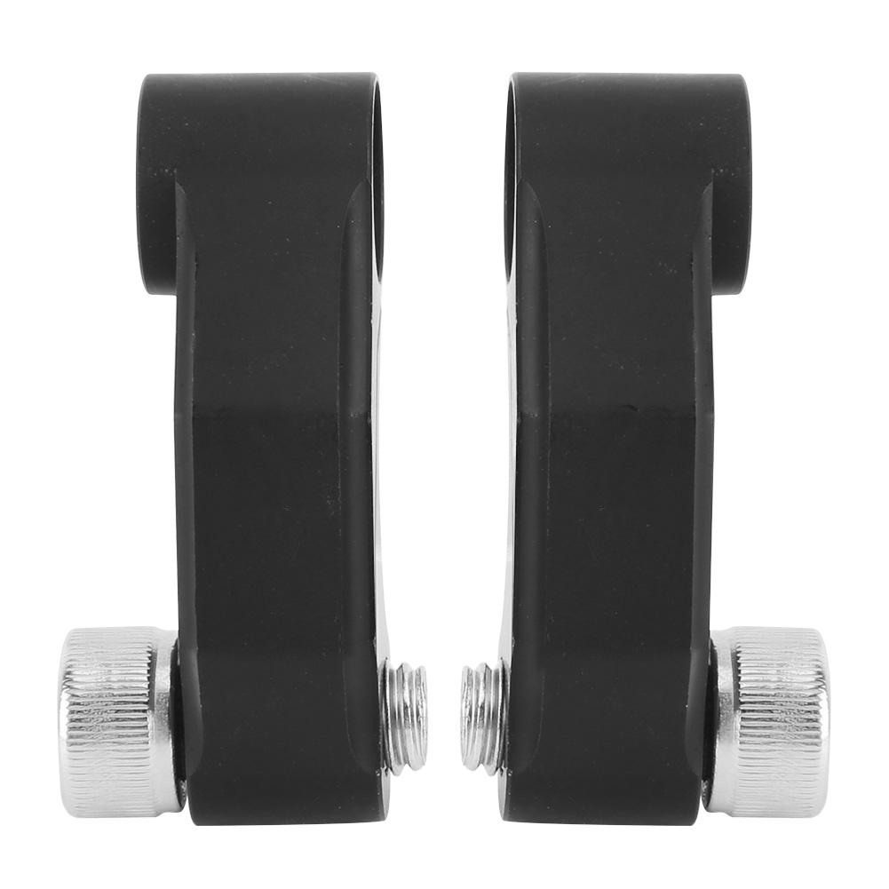 2pcs Motorcycle Rearview Mirror Extension Bracket Adapter Fits for R 1200GS LC 2013 2018Black