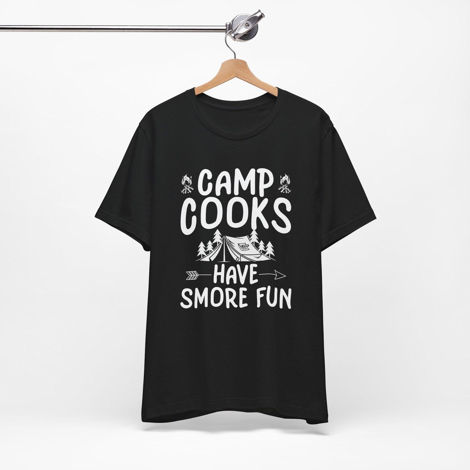 Camp Cook Unisex Tee Shirt, Chef Appreciation , Summer Camp , Kitchen Staff , Smore Lover , Camping Season XL