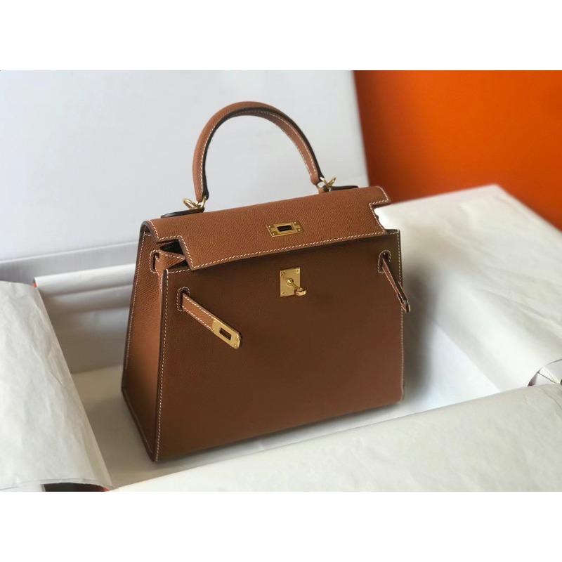 Halbhandgefertigt Leder KL Tasche zweite Generation Palmenmuster tragbar Schulter Umhängetasche Damen Pendeln 25cm leichter Luxus