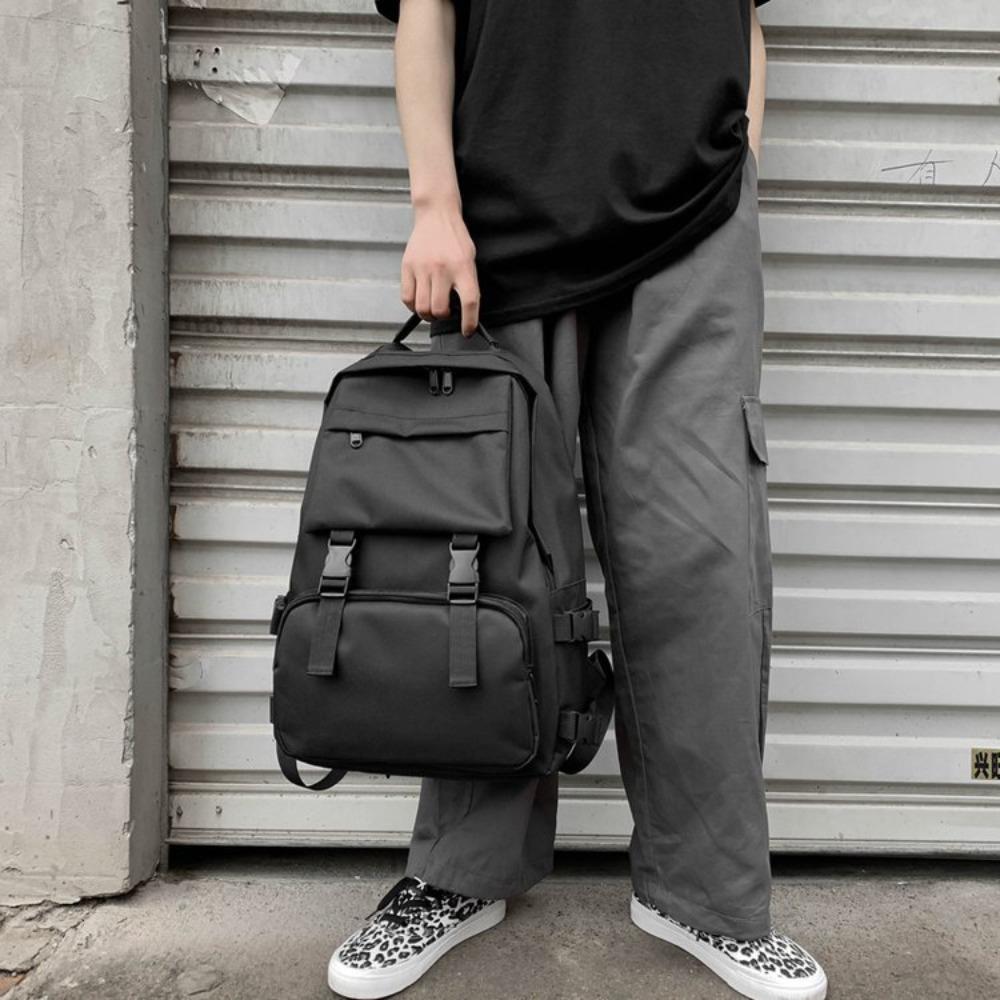 Large Capacity Students Backpack Harajuku Shoulders Bag Fashion Canvas School Bag Gifts