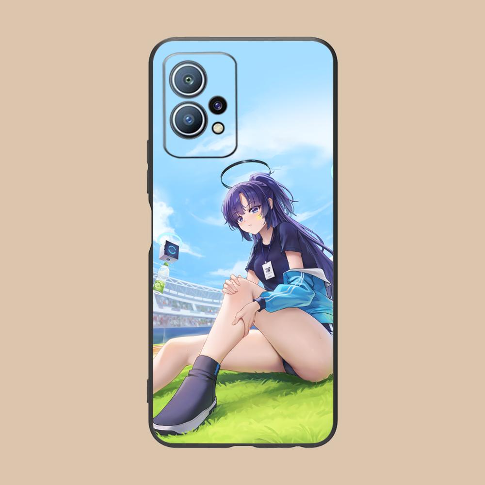 Blue Archive Yuuka Matte Mobile Phone Case for Huawei P60 P50 P40 P30 P20 P10 P9 P8 Pro Lite Plus Colorful Printing Cover