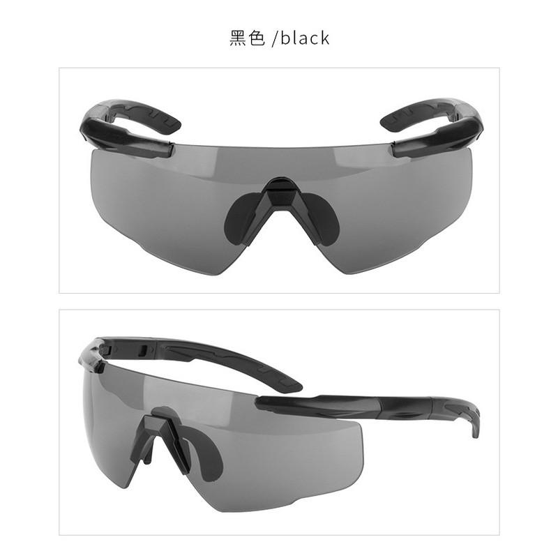 Taktische Ballistische Schutzbrille Radfahren Motorradfahren Outdoor Sport Schutzausrüstung PC-Linse 2,5 mm Dick