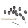 13pcs Double Sided Spot Weld Drill Bit Set Punch Remover Kits  For Auto Body Repair