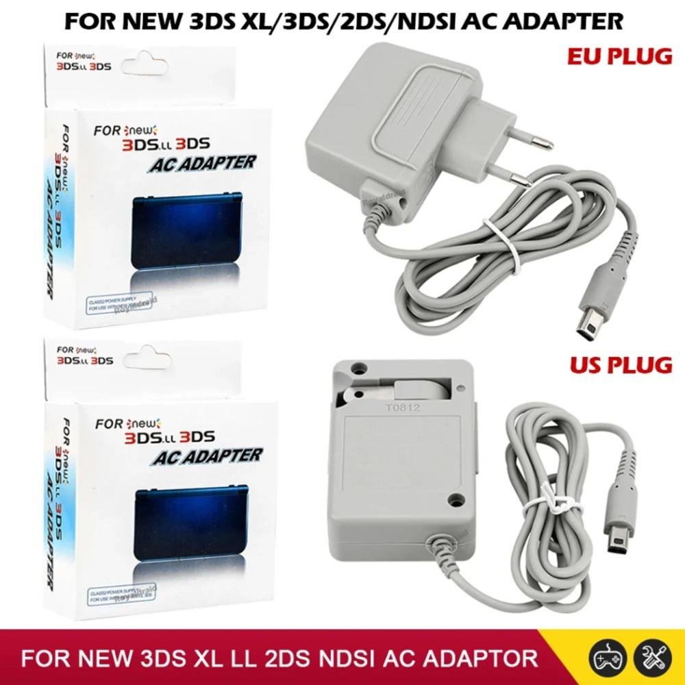 NEW 100-240V Home Travel Wall Power Supply AC Adapter Charger for NDSI 3DS XL LL/3DS/3DS XL/2DS XL/2DS/NDSI/NDSI XL EU US Plug