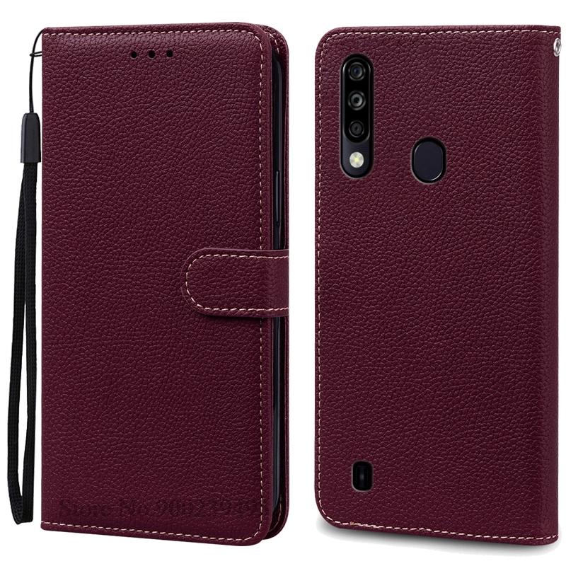 Pro ZTE Blade A7 2020 Pouzdro Silikonová Peněženka Kožené Vyklápěcí Pouzdro Pro ZTE Blade A7 2020 Pouzdro Měkký TPU Zadní Kryt Coque Fundas
